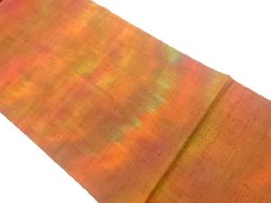 リサイクル　手織紬織柄袋帯